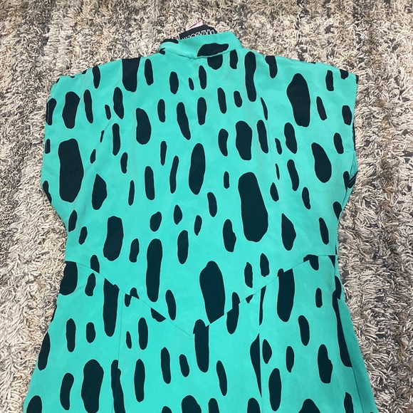 Vintage PlazaSouth 100% polyester made in USA printed dress size 8 - Picture 12 of 15